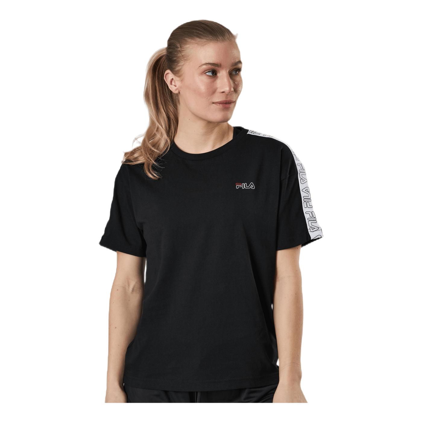 Jakena Taped Tee Black