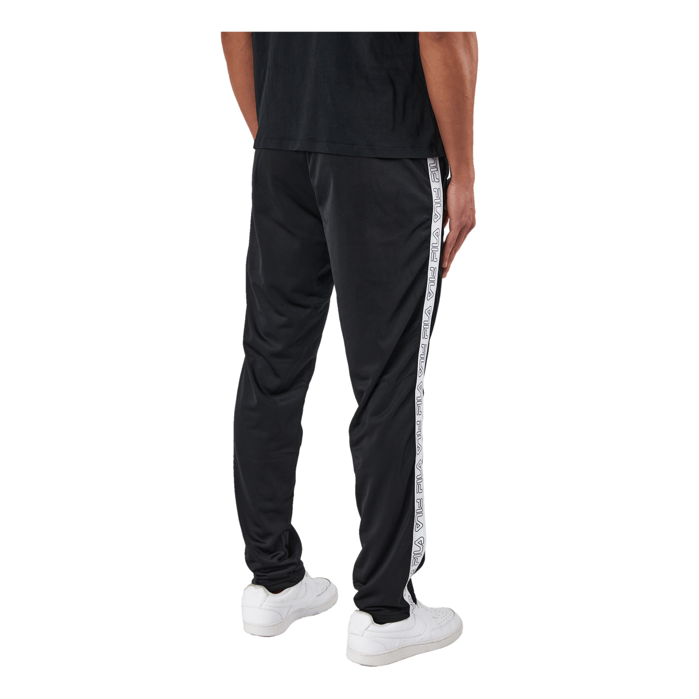Jairus Tape Track Pants Black