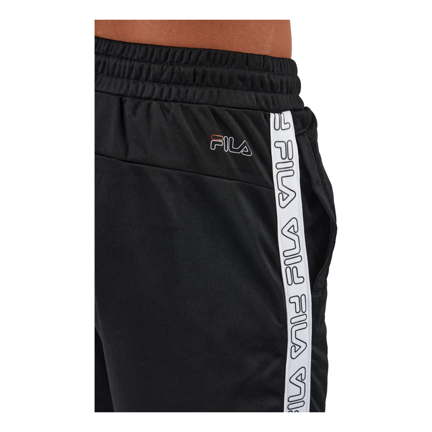 Jairus Tape Track Pants Black