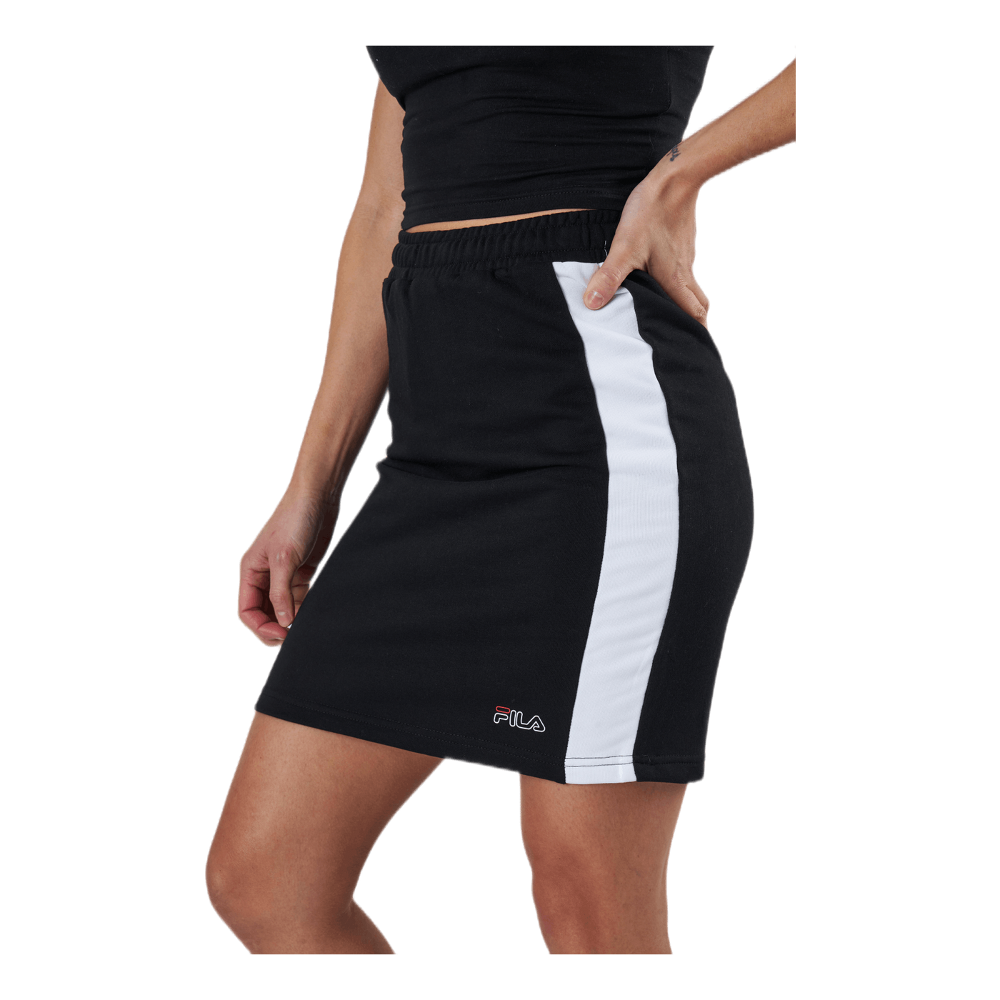 Janey Tight Short Skirt White