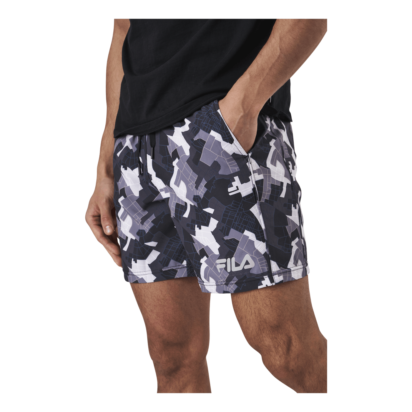 Everix Aop Shorts Grey