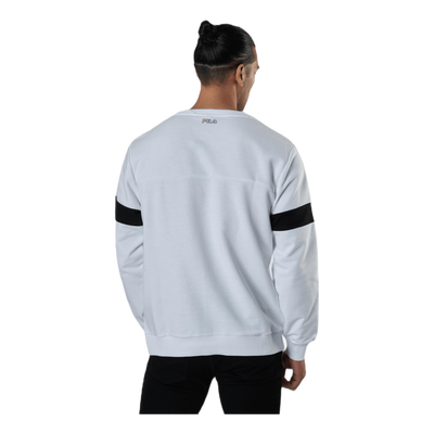 Jacoby Blocked Tape Crew Sweat White