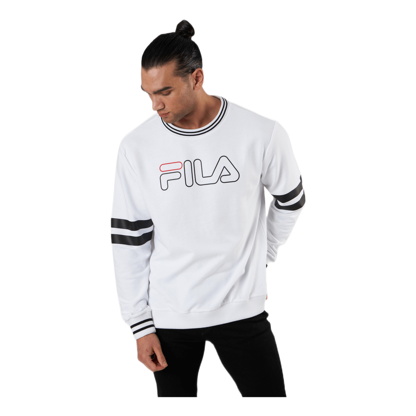 Janek Sporty Crew Sweat White