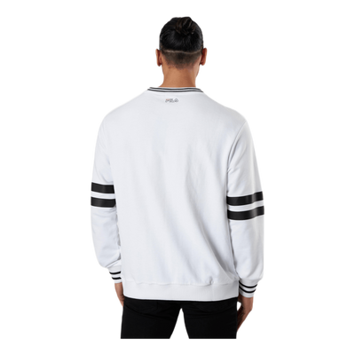 Janek Sporty Crew Sweat White