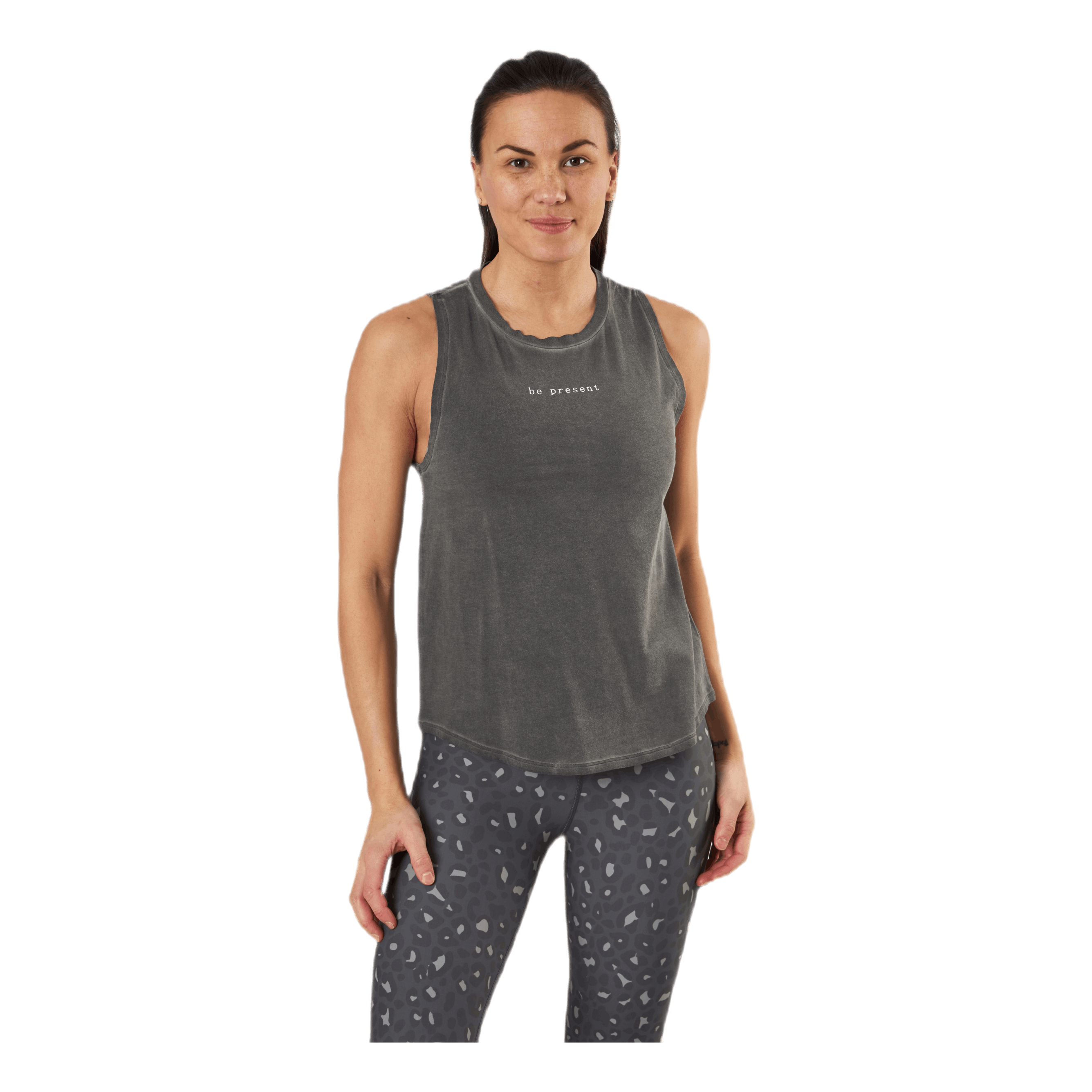 Present Tank Top Black/Grey - BLACC – Runforest.com