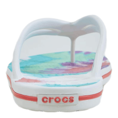 Tie Dye Flip-Flop Purple / White