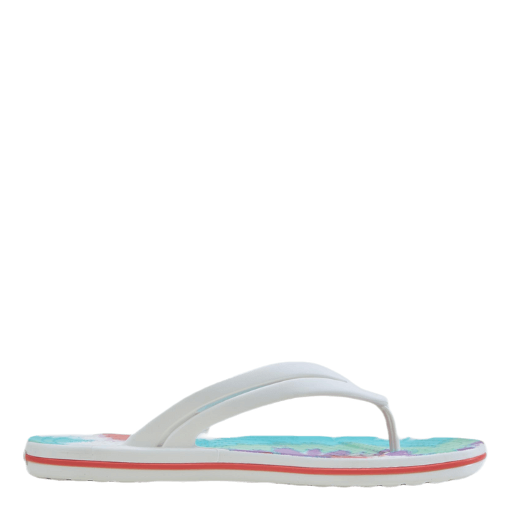 Tie Dye Flip-Flop Purple / White
