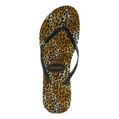 Slim Leopard Beige/Black