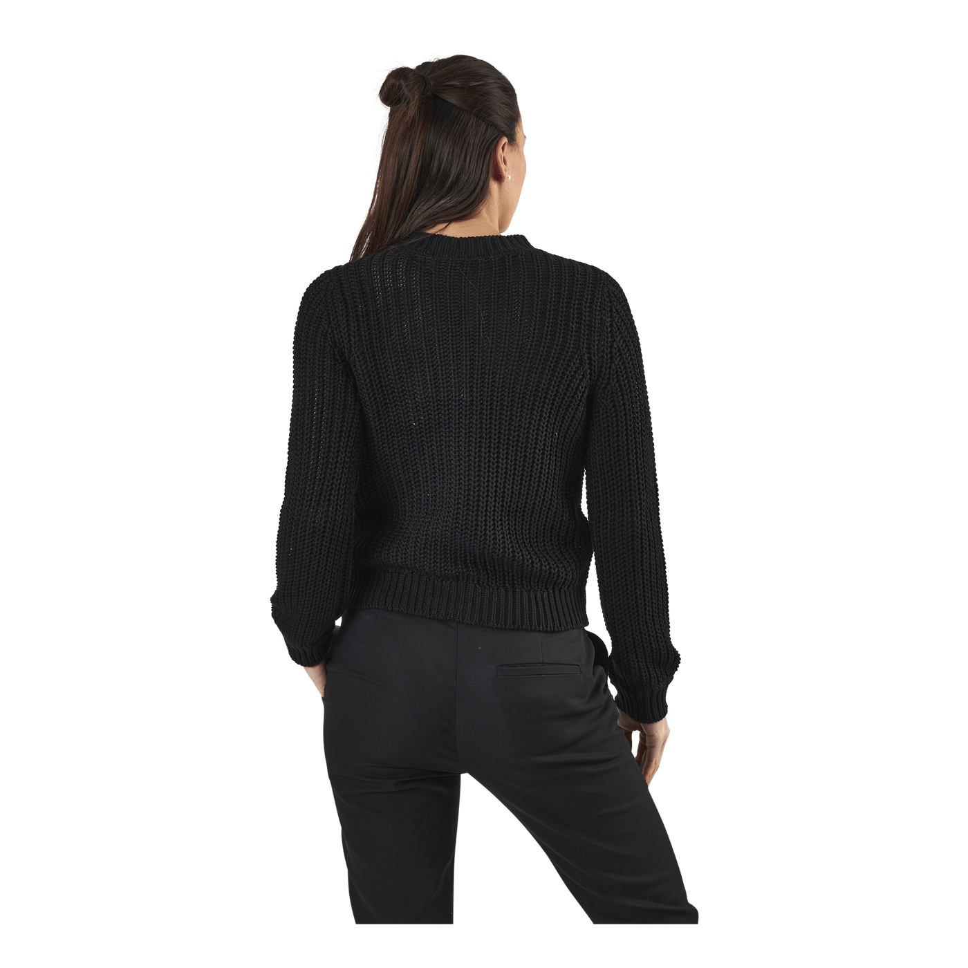 Petula Ls  Knit Cardigan Black