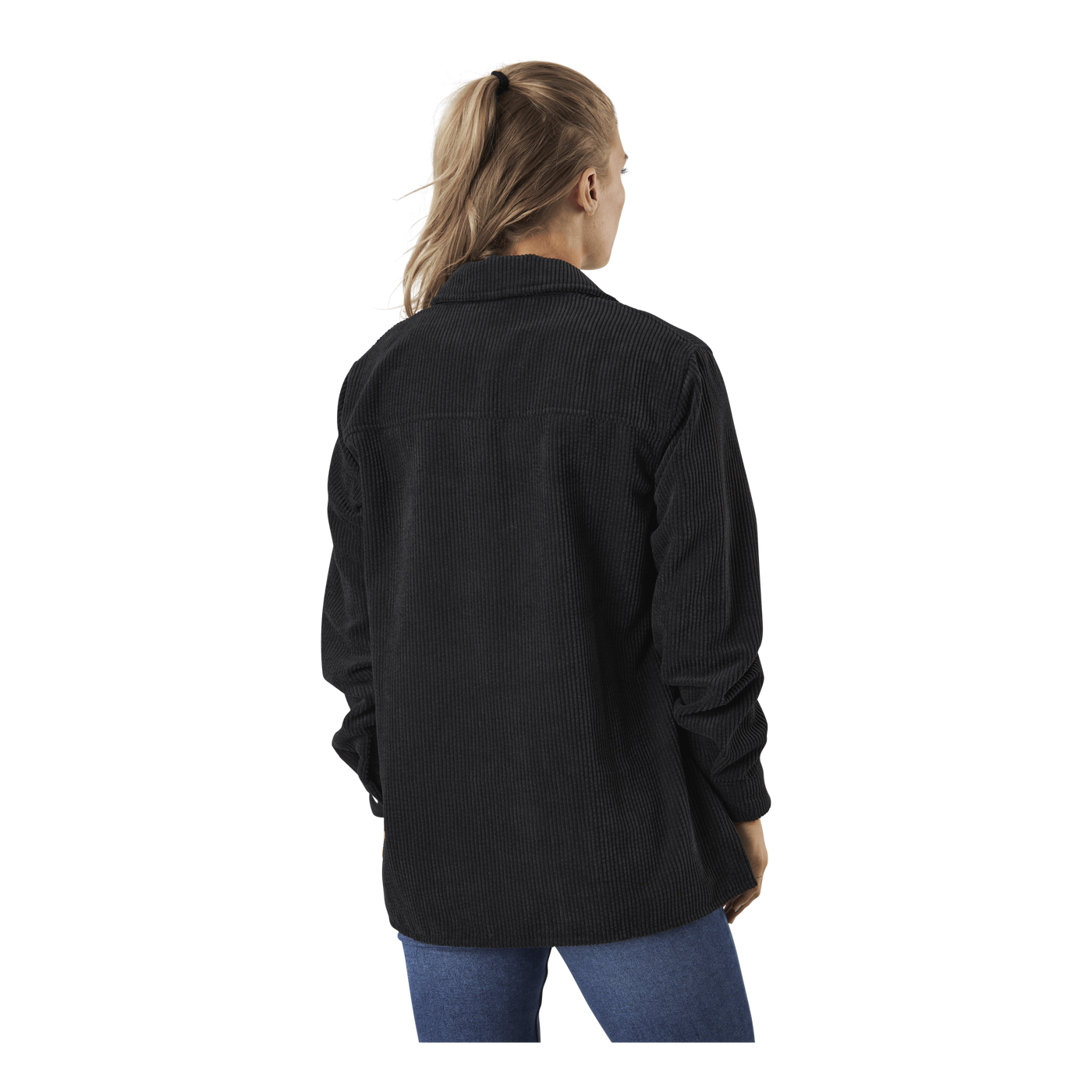 Steffi Ls Corduroy Shirt D2D Black