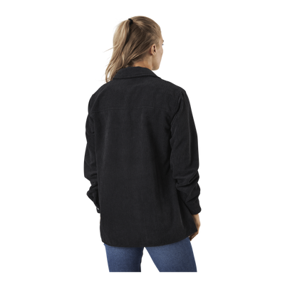 Steffi Ls Corduroy Shirt D2D Black