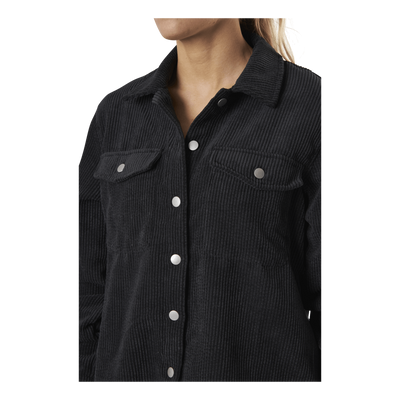 Steffi Ls Corduroy Shirt D2D Black