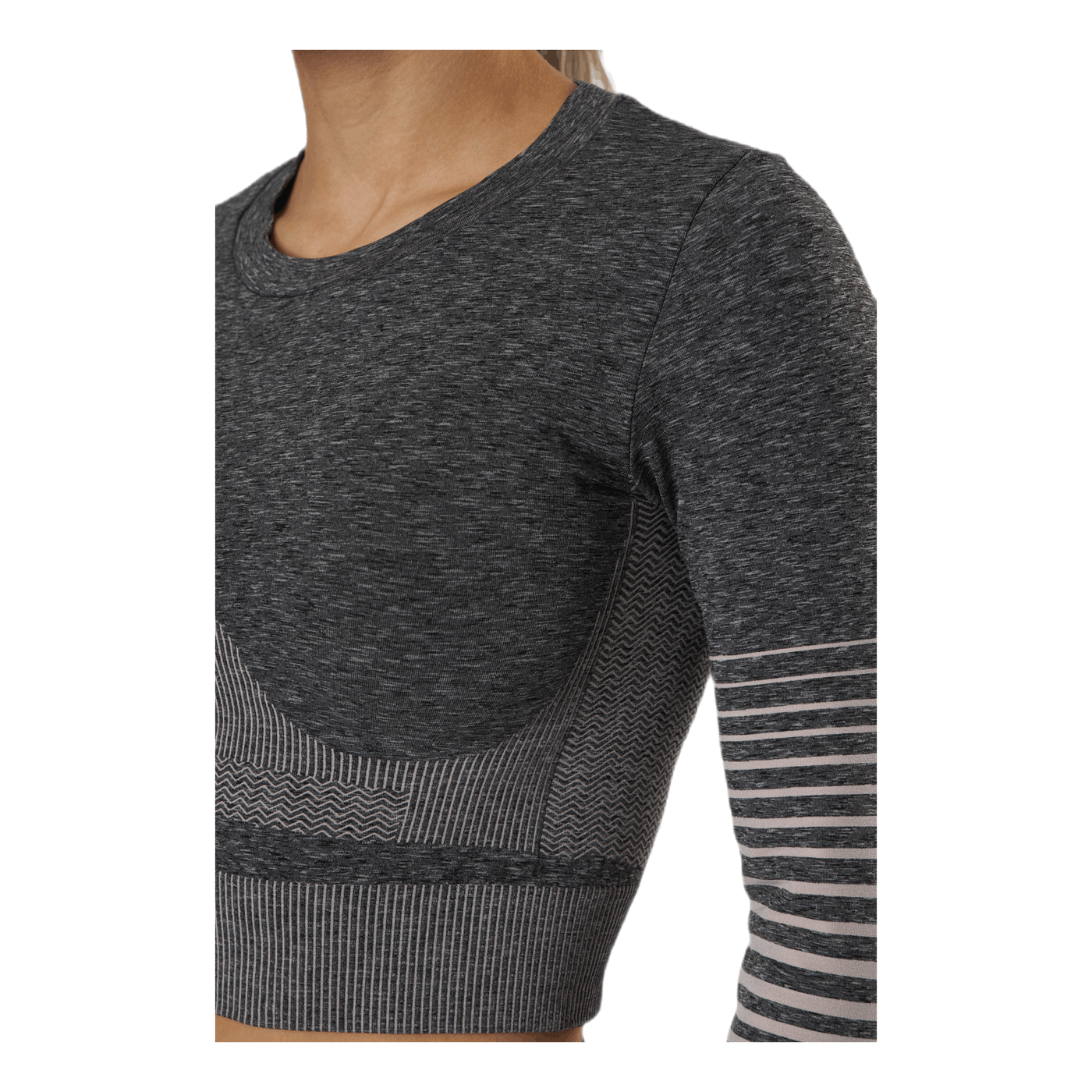 Lixy Ls Seamless Top Lounge Grey