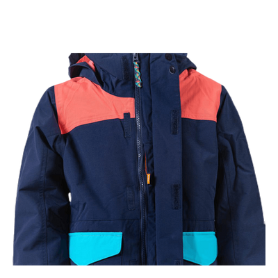 Girls Echo Jackets Blue/Orange