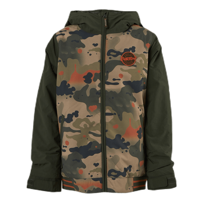 Boys Gameday Jacket Patterned/Green