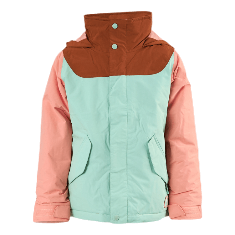 Girls Elodie Jacket Blue/Pink/Brown