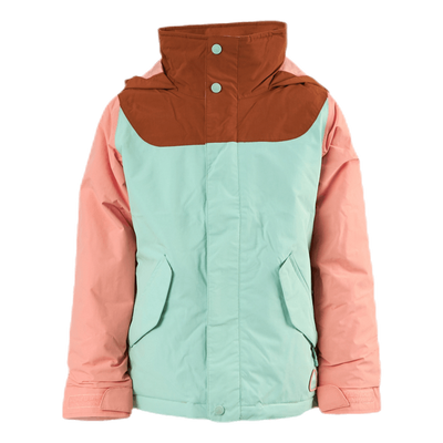 Girls Elodie Jacket Blue/Pink/Brown