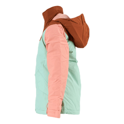 Girls Elodie Jacket Blue/Pink/Brown