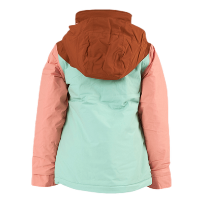 Girls Elodie Jacket Blue/Pink/Brown