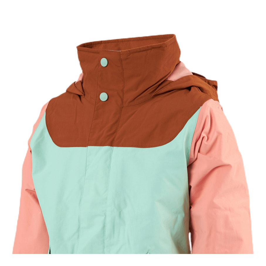 Girls Elodie Jacket Blue/Pink/Brown