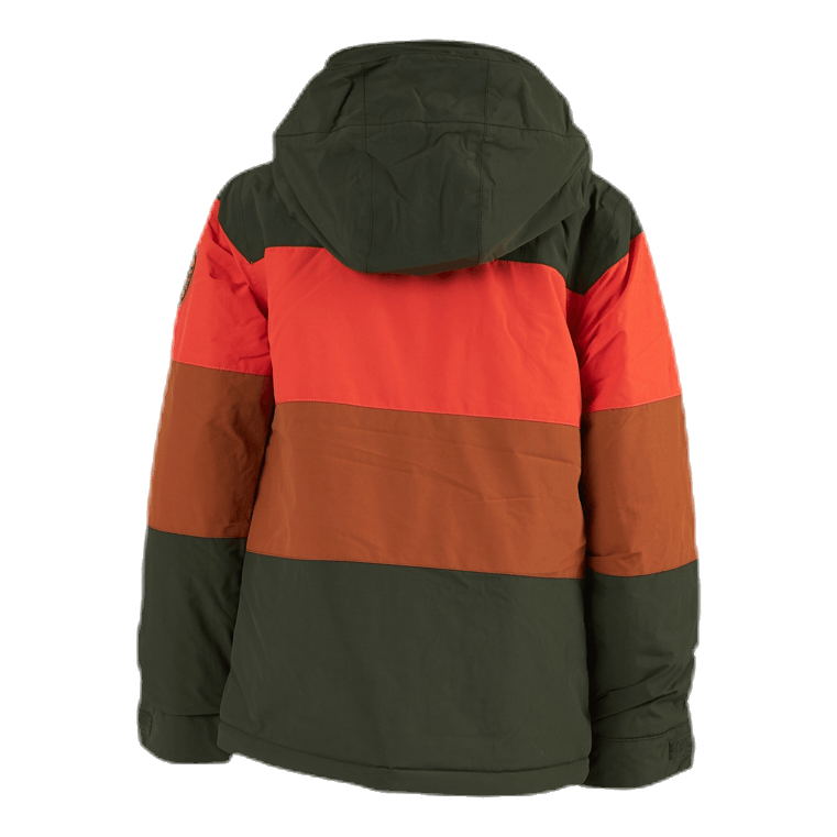 Boys Symbol Jacket Orange/Green