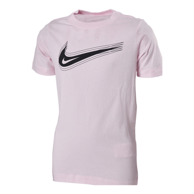 Jr Big Swoosh Tee Pink
