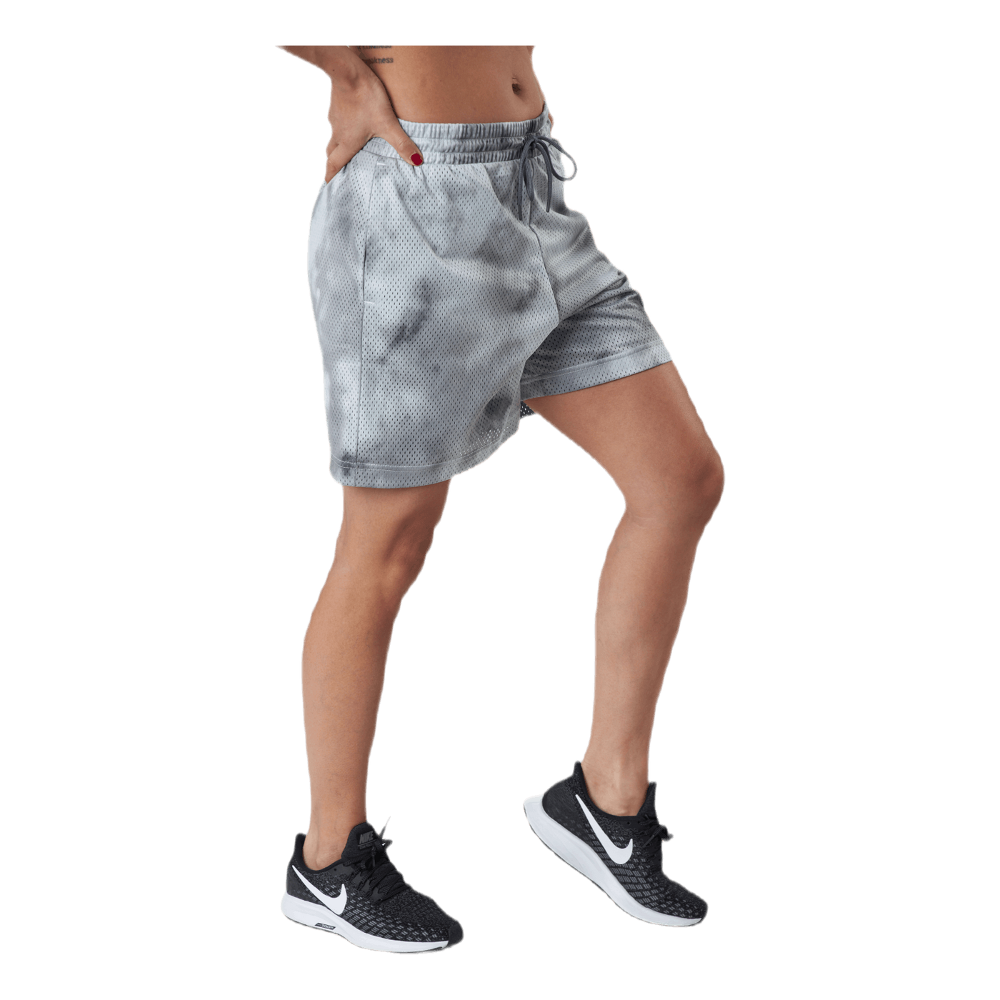 Nsw Icn Clsh Shrt Msh Aop Hr Grey