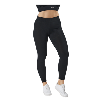Sportswear Essential Women's 7/8 Mid-Rise Leggings BLACK/WHITE