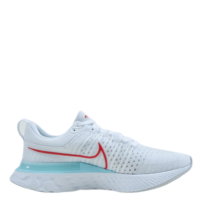 React Infinity Run Flyknit 2 White/Red