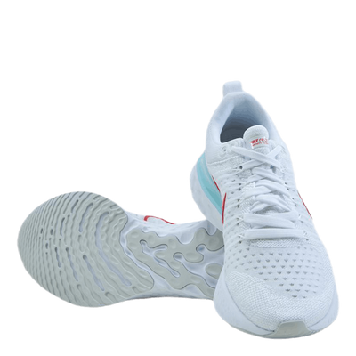 React Infinity Run Flyknit 2 White/Red