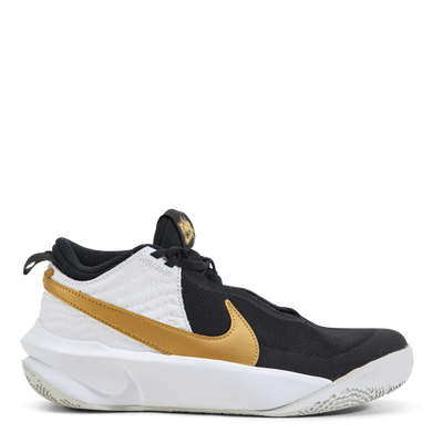 Team Hustle D 10 Big Kids' Basketball Shoes BLACK/METALLIC GOLD-WHITE-PHOTON DUST