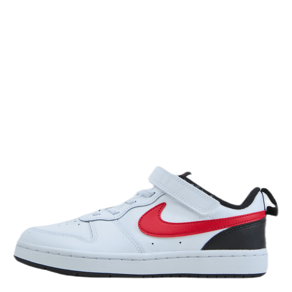 Court Borough Low 2 Little Kids' Shoes WHITE/UNIVERSITY RED-BLACK