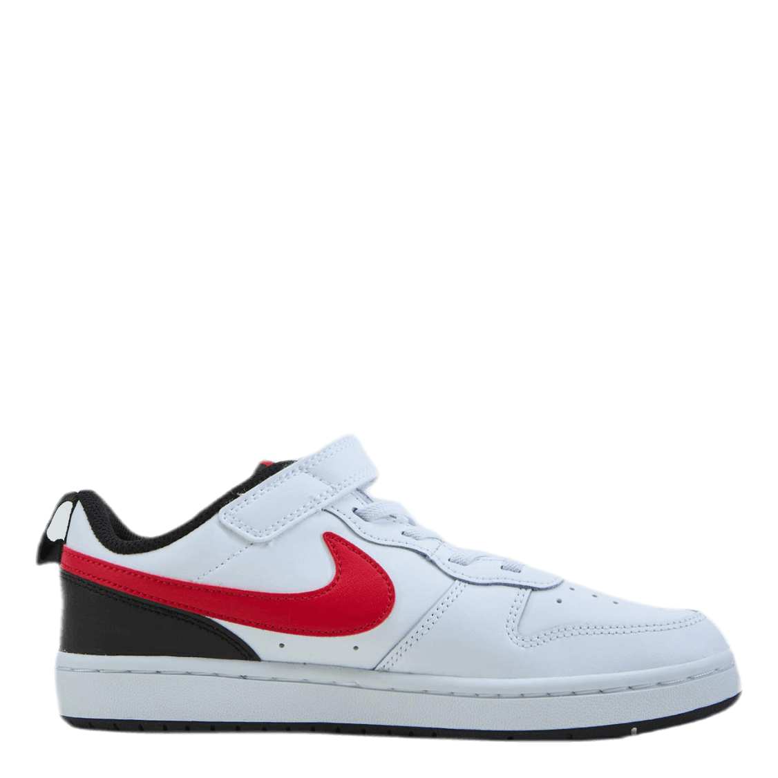 Court Borough Low 2 Little Kids' Shoes WHITE/UNIVERSITY RED-BLACK