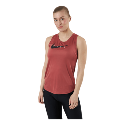 Swoosh Running Tank Red