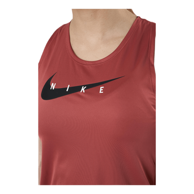 Swoosh Running Tank Red