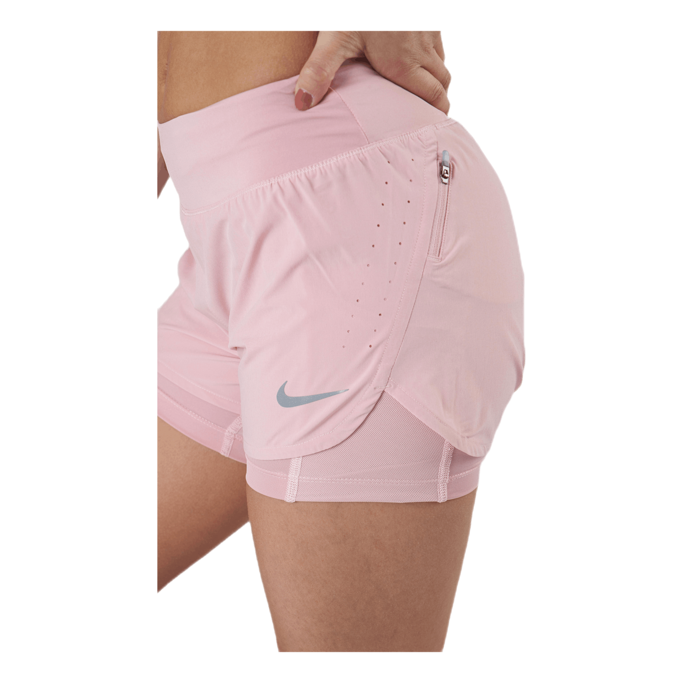 Eclipse 2-In-1 Running Shorts Pink