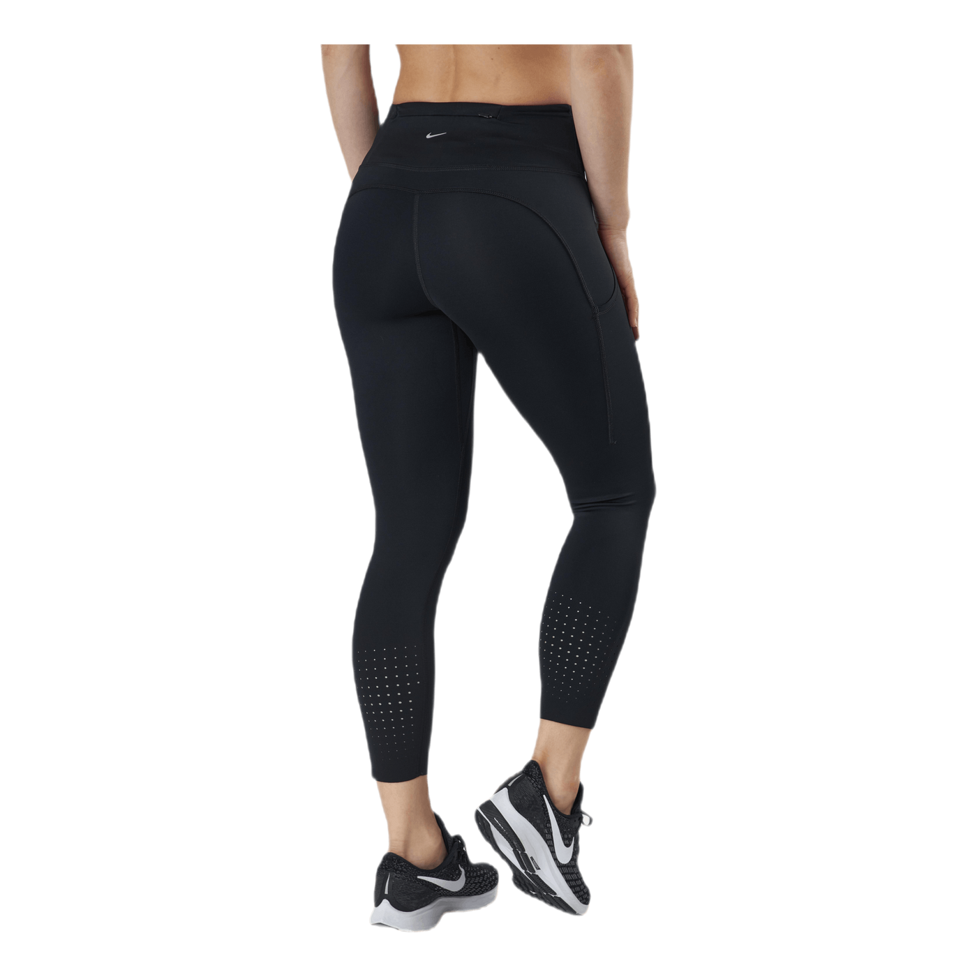 Epic Luxe Running Crop Black/Silver