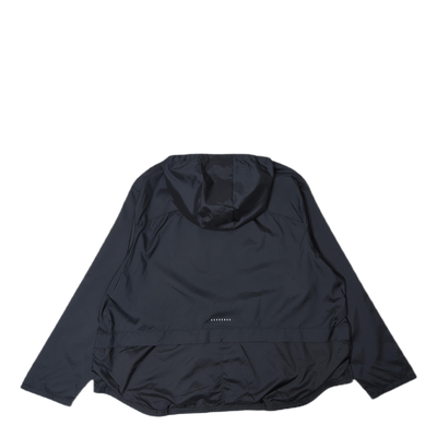 Essential Women's Running Jacket (Plus Size) BLACK/REFLECTIVE SILV