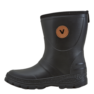Regn Light Weight Rubber Boot Black