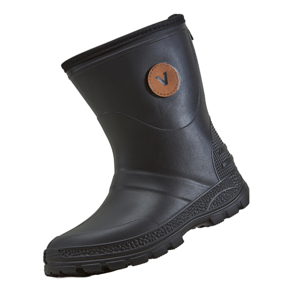 Regn Light Weight Rubber Boot Black