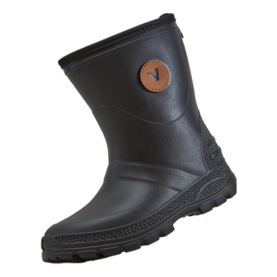 Regn Light Weight Rubber Boot Black