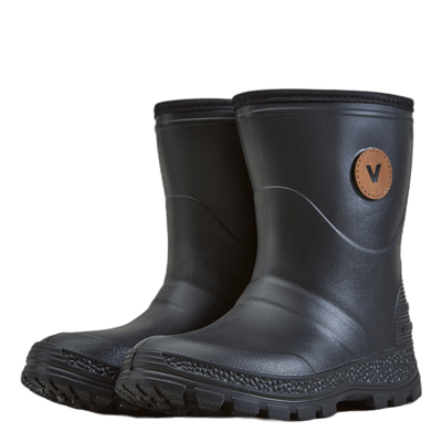 Regn Light Weight Rubber Boot Black