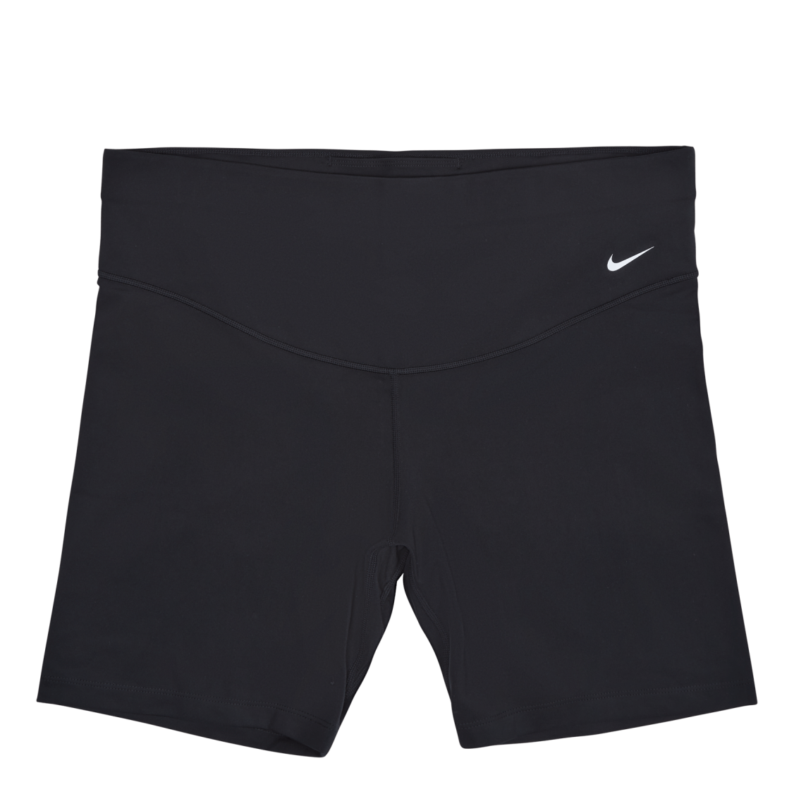 One Women's Mid-Rise 7" Bike Shorts (Plus Size) BLACK/WHITE