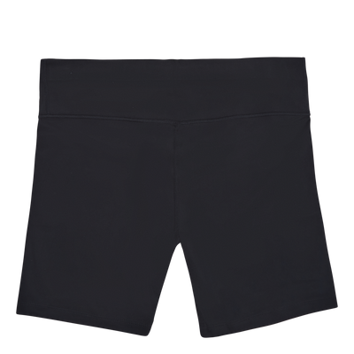 One Women's Mid-Rise 7" Bike Shorts (Plus Size) BLACK/WHITE
