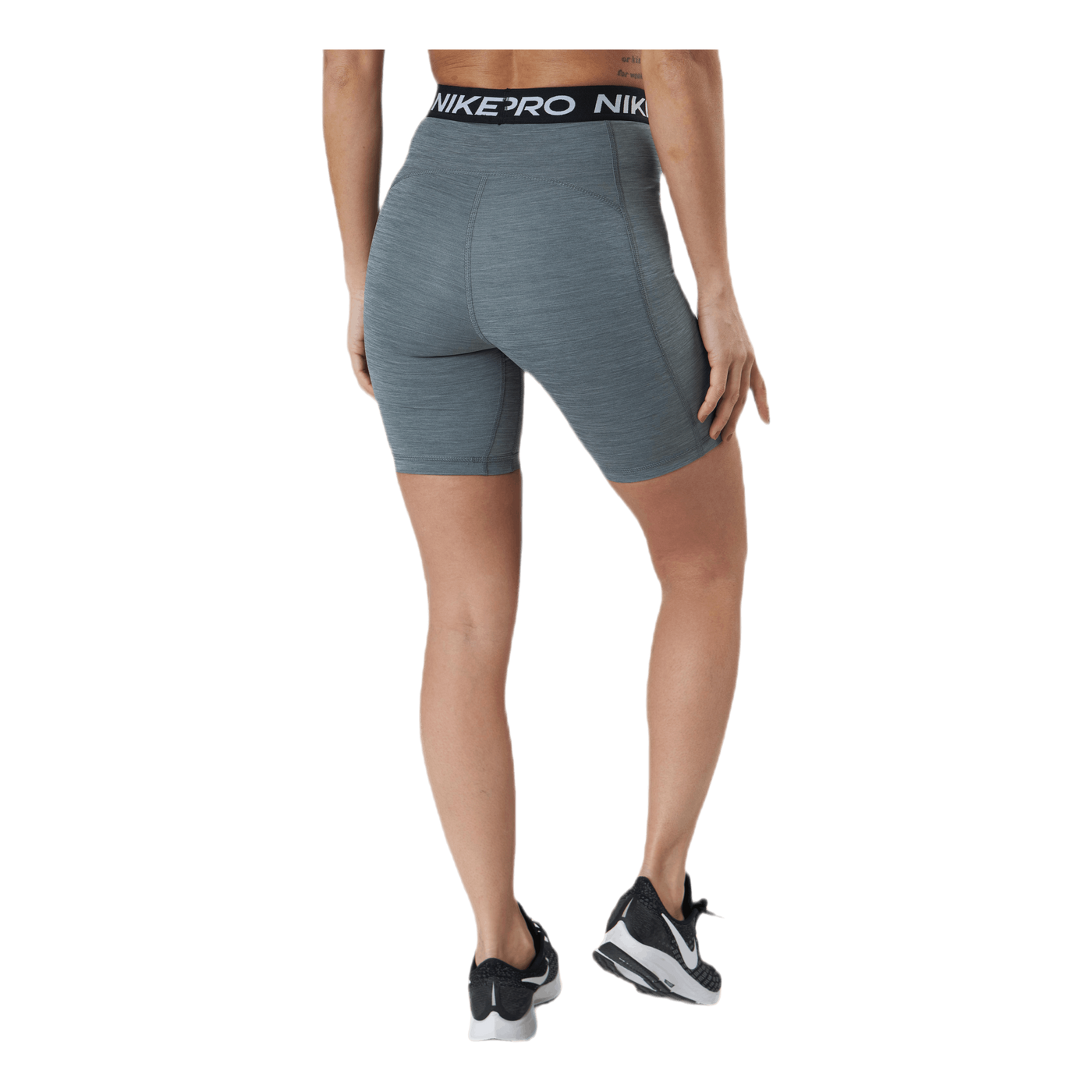 Nike Pro 365 Women's High-Rise 7" Shorts SMOKE GREY/HTR/BLACK/BLACK