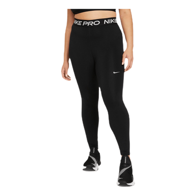 Nike Pro 365 Women's Leggings (Plus Size) BLACK/WHITE