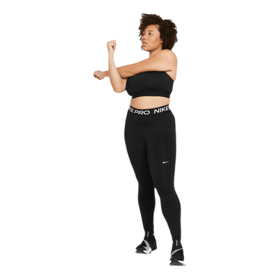 Nike Pro 365 Women's Leggings (Plus Size) BLACK/WHITE