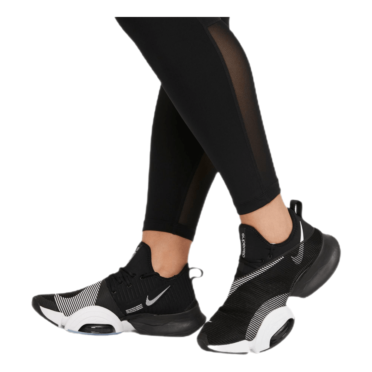 Nike Pro 365 Women's Leggings (Plus Size) BLACK/WHITE