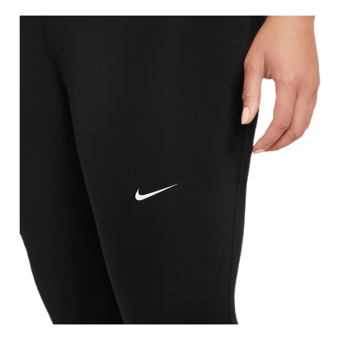 Nike Pro 365 Women's Leggings (Plus Size) BLACK/WHITE