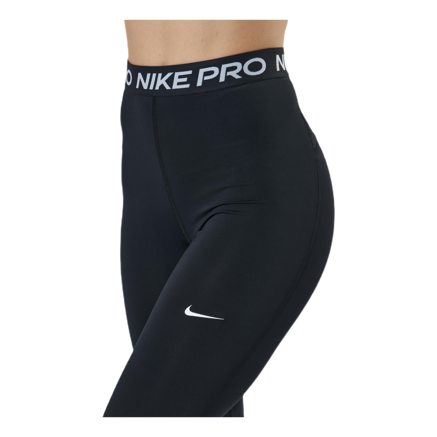 Nike Pro 365 Women's High-Waisted 7/8 Mesh Panel Leggings BLACK/WHITE